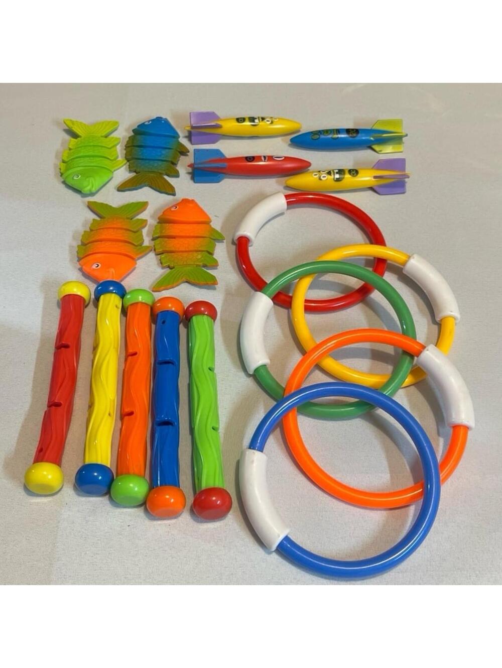 18 Pcs Diving Pool Toys Set